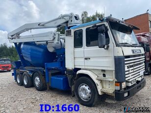 Scania 143 8x4 24m pump betonblander lastbil