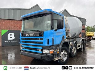 Scania P124-360 8x4 Concrete mixer 9m3 - Full steel - Big Axles - Euro  betonblander lastbil