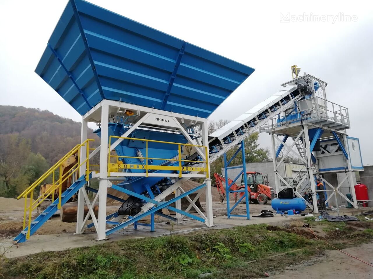 ny Promax Compact Concrete Batching Plant PROMAX C60 SNG PLUS (60m³/h) betonfabrik