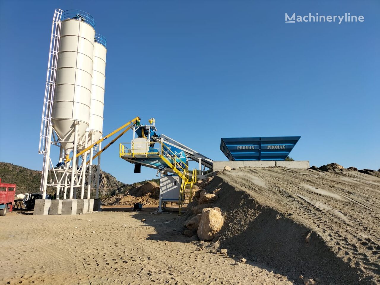 ny Promax M60-SNG (60m3/h)  Mobile Concrete Batching Plant  betonfabrik