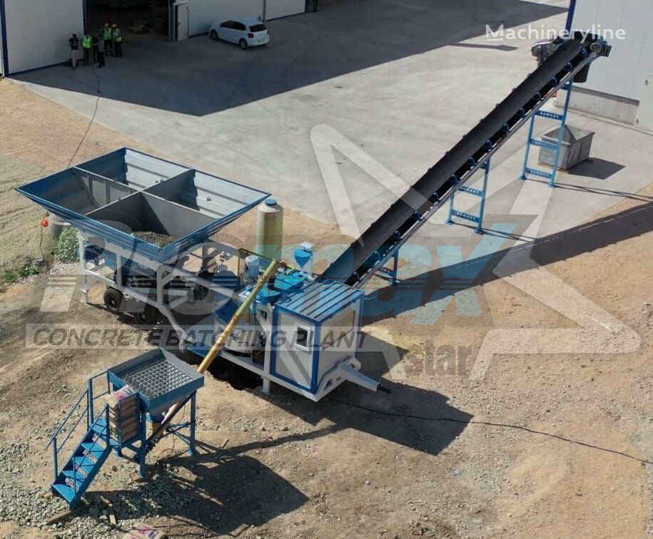 ny Promax Mobile Concrete Batching Plant M35-PLNT (35m3/h) betonfabrik
