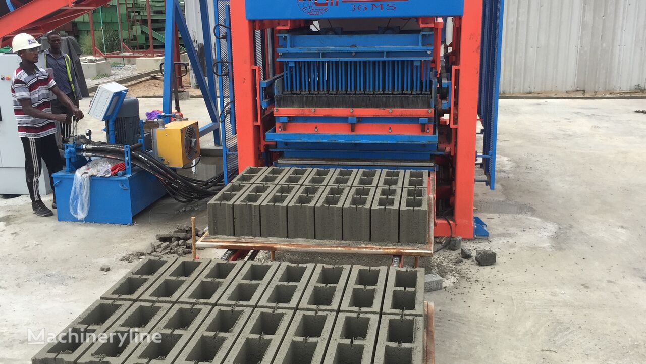 ny Conmach BlockKing-36MS Concrete Block Making Machine -12.000 units/shift udstyr til fremstilling af betonblokke