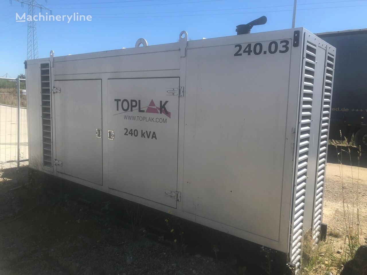 Deutz-Fahr Toplak 240 KVA dieselgenerator